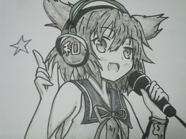 東方アナログ絵 模写 夜神 さんのイラスト ニコニコ静画 イラスト