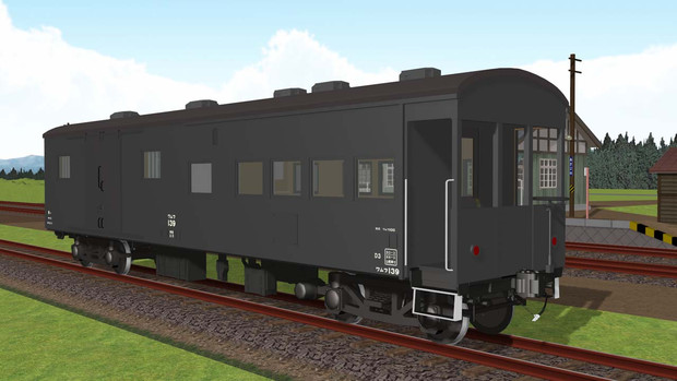 【MMD鉄道】ワムフ100タイプ貨車【モデル配布】