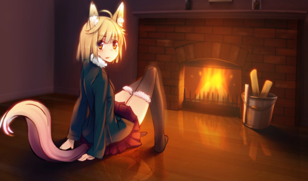 暖炉であったまろ 癸のずみ さんのイラスト ニコニコ静画 イラスト