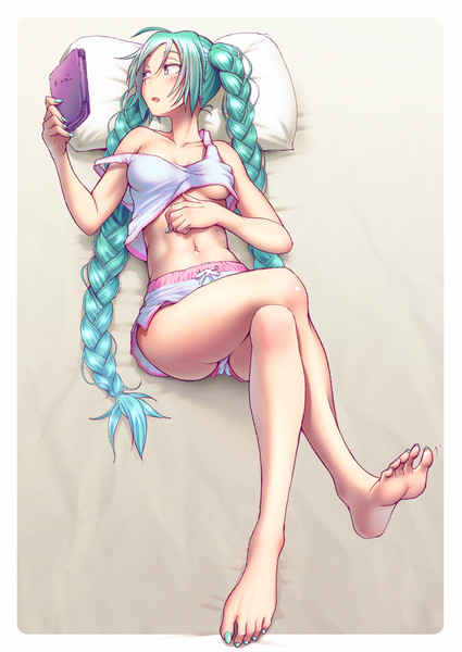 一日中ゴロゴロしながら読書したい をかだ さんのイラスト ニコニコ静画 イラスト