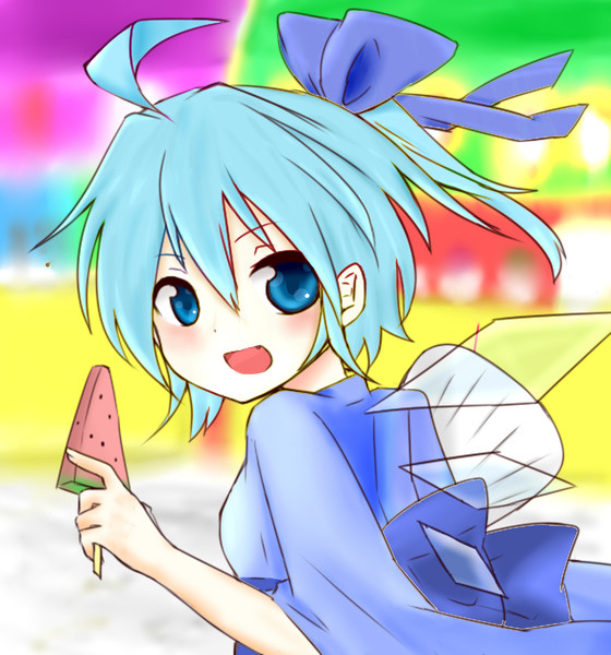 お祭りチルノ