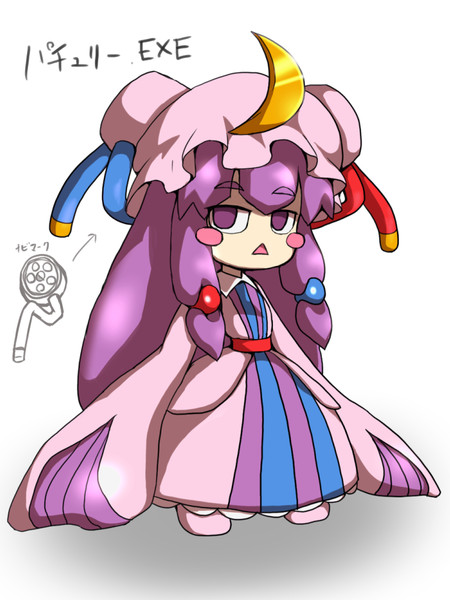 パチュリー.EXE【デザイン設定】 / なめこ猫 さんのイラスト 