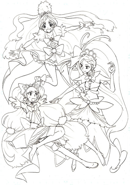 線画だけgo プリンセスプリキュア カカーオ さんのイラスト ニコニコ静画 イラスト