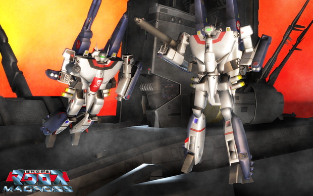 超時空要塞マクロス Mmdロボットアニメセレクション 6 闇の人 さんのイラスト ニコニコ静画 イラスト