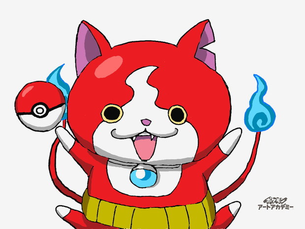 ポケモンアートアカデミーでジバニャン描いてみた ムニちゃん さんのイラスト ニコニコ静画 イラスト