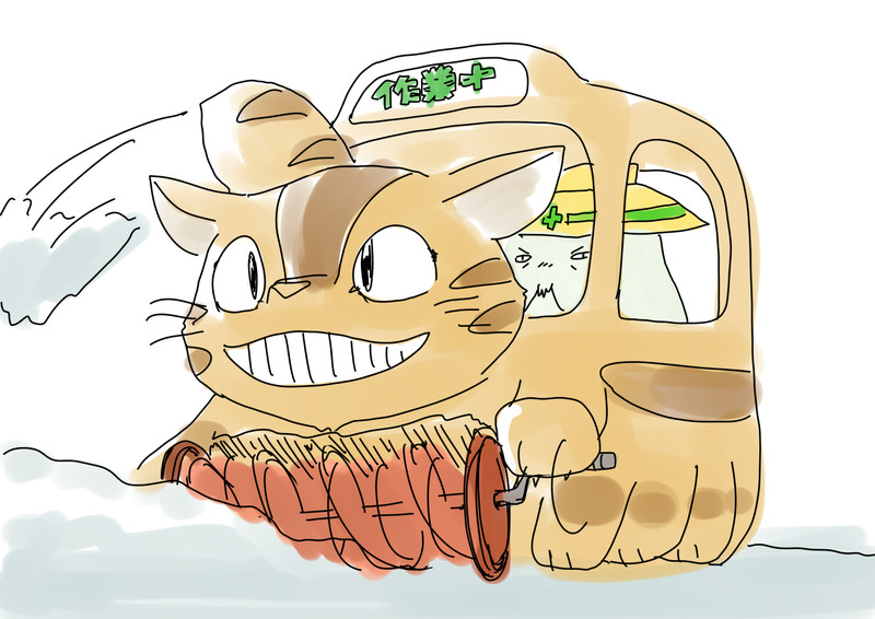 ねこバス Nicosub静画