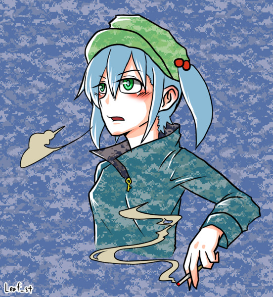 ハードボイルドにとり Leaf St さんのイラスト ニコニコ静画 イラスト