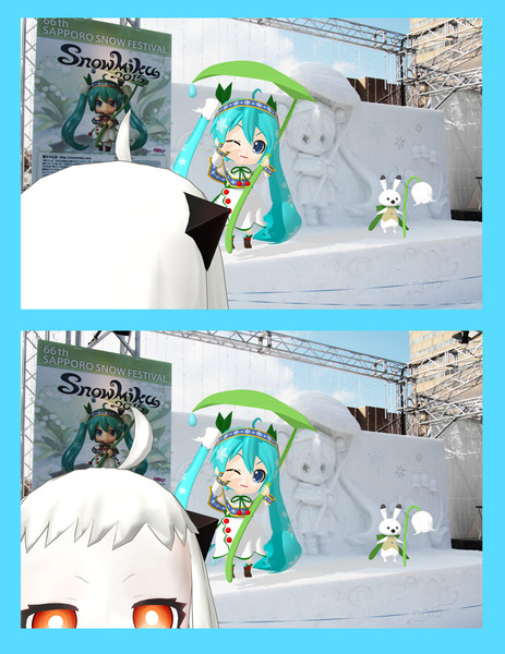 雪ミク15 さっぽろ雪まつり15 撮影会 Hokkaidows さんのイラスト ニコニコ静画 イラスト