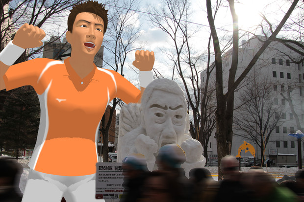 Mmd さっぽろ雪まつり15 札幌は雨 Hokkaidows さんのイラスト ニコニコ静画 イラスト