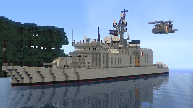 イロクォイ級ヘリ監獄駆逐艦 / みやづ さんのイラスト ニコニコ静画 (イラスト)