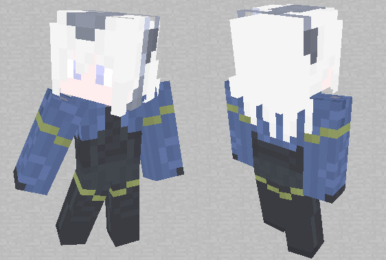 Minecraftスキン U 511 艦これ Flamespinel さんのイラスト ニコニコ静画 イラスト