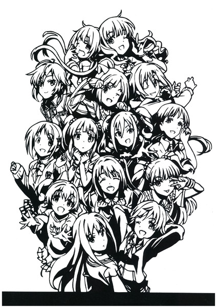 切り絵 アイドルマスター シンデレラガールズ Patata さんのイラスト ニコニコ静画 イラスト