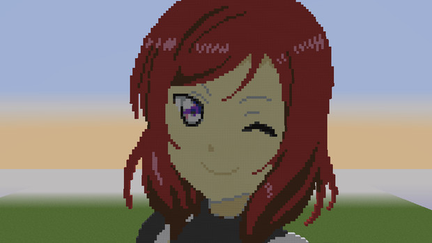 Minecraft 真姫ちゃん ドット絵 Nyon さんのイラスト ニコニコ静画 イラスト