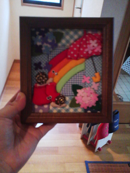 6月の風景 木目込み ニコニコ静画 イラスト