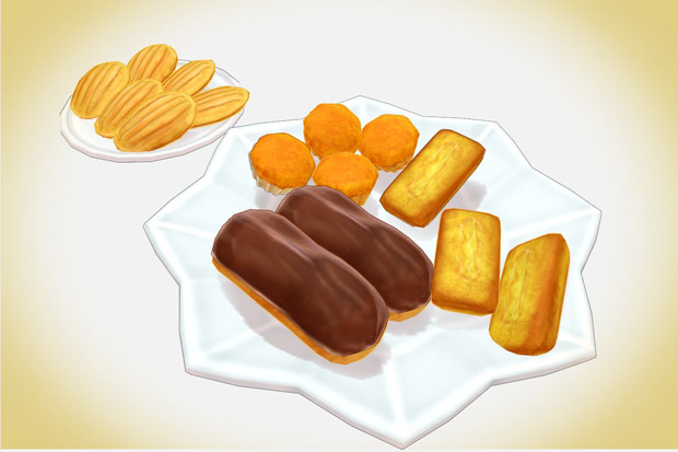 フランス菓子セットver1 0 キャベツ鉢 さんのイラスト ニコニコ静画 イラスト