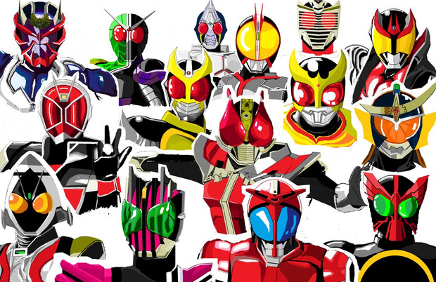 ガイムまでの平成ライダー達 亀ライダー さんのイラスト ニコニコ静画 イラスト