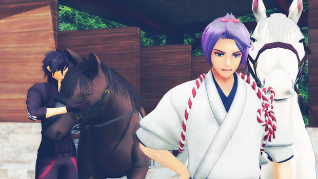 Mmd刀剣乱舞 馬当番やってもらった Nekowatari さんのイラスト ニコニコ静画 イラスト