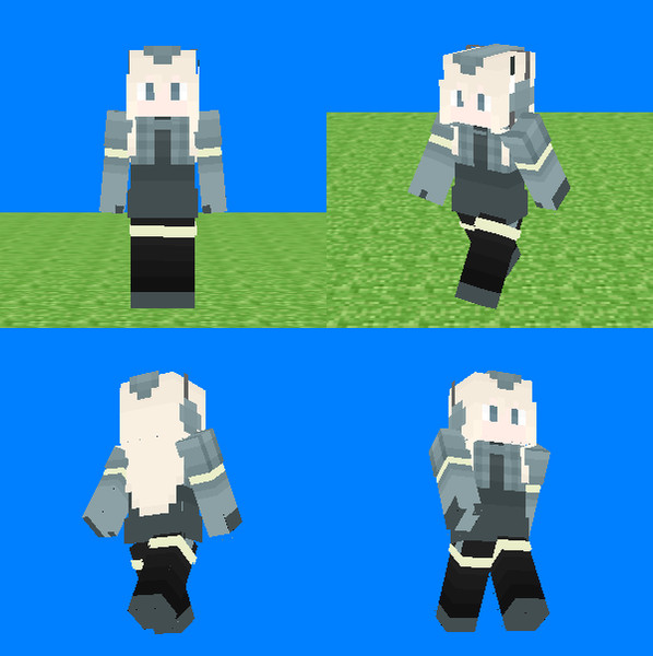 Minecraft スキン U 511 艦これ Monochrome さんのイラスト ニコニコ静画 イラスト