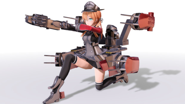 Nchlshader2でフィギュア調prinz Eugenさん いあ さんのイラスト ニコニコ静画 イラスト