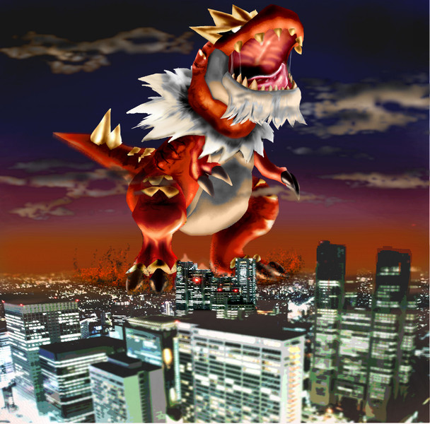 巨大怪獣タイラントラム 趣 さんのイラスト ニコニコ静画 イラスト
