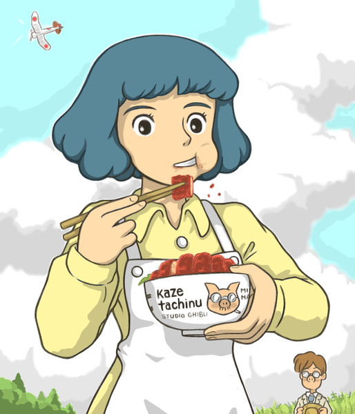 ソースカツ丼を食べる里見菜穂子さん ａ０１ さんのイラスト ニコニコ静画 イラスト