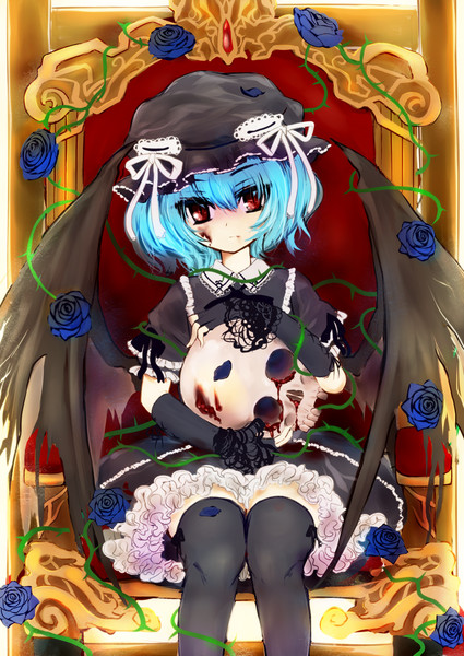 黒薔薇の花言葉は 夜気トバリ さんのイラスト ニコニコ静画 イラスト