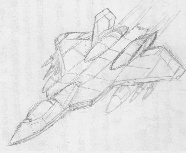 落書き2：次期主力戦闘機YF-24A