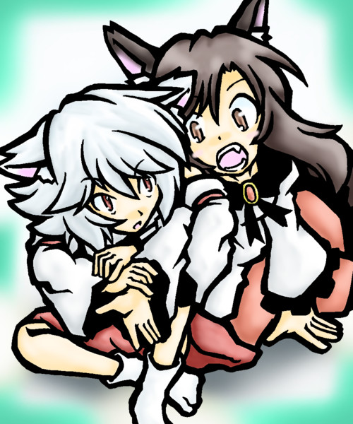 じゃれてる狼ズ 鯨屋本舗 さんのイラスト ニコニコ静画 イラスト