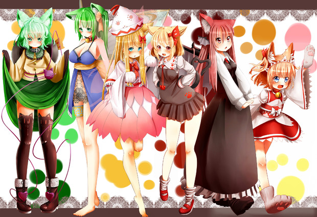 東方ねこみみシリーズ 魅翼 さんのイラスト ニコニコ静画 イラスト