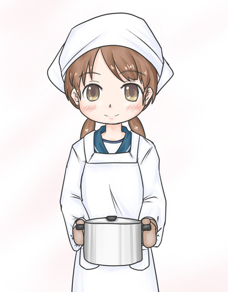 割烹着な白雪ちゃん 素飯 さんのイラスト ニコニコ静画 イラスト