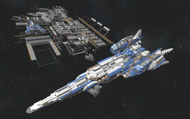 SpaceEngineersで宇宙船４