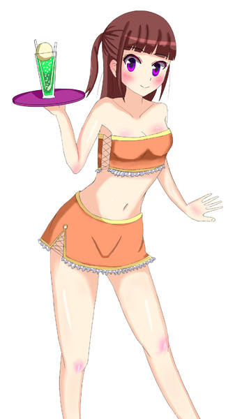 お題でお絵描き会 テーマ アルバイト オリジナル絵 らんまる 森山蘭丸 さんのイラスト ニコニコ静画 イラスト