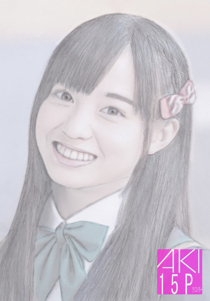 似顔絵、橋本環奈！