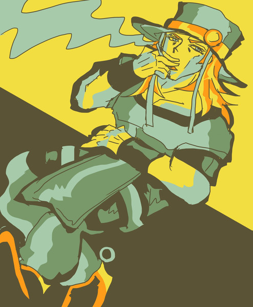 五色で描いたホル ホース カズイシ さんのイラスト ニコニコ静画 イラスト
