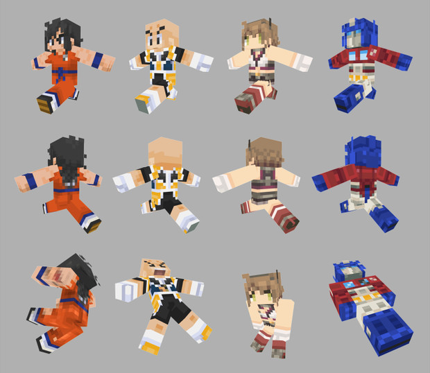 Minecraftスキン Z戦士 艦娘 超ロボット生命体 チキチキバンバン さんのイラスト ニコニコ静画 イラスト