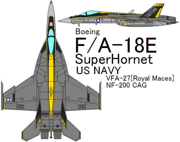 F/A-18E Super Hornet VFA-27 Royal Maces