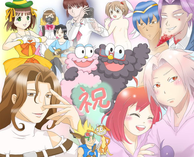 祝ラズメ ゲーム実況者 モジャ222 さんのイラスト ニコニコ静画 イラスト