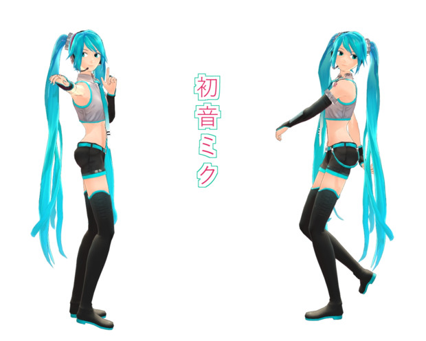 MMDピコリ式初音ミク