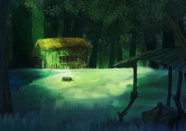 廃墟と切株 はとはね さんのイラスト ニコニコ静画 イラスト