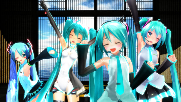 お気に入りのミクさんズで一枚