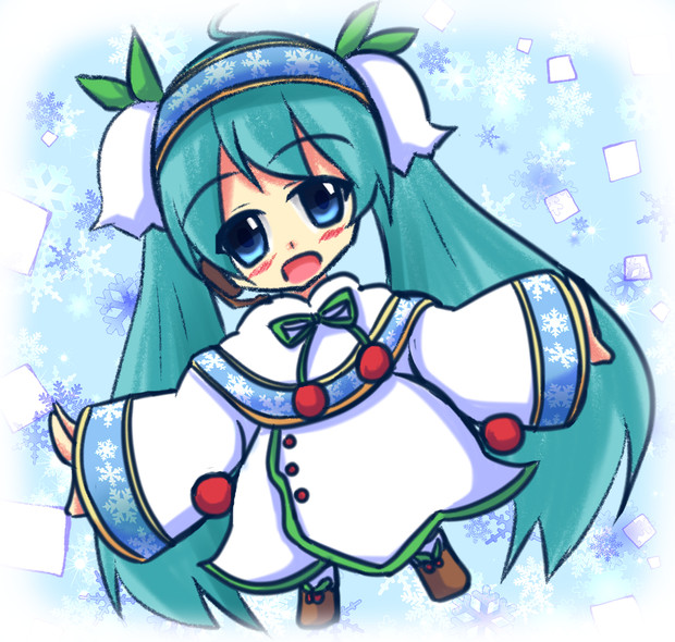 ミクの日 雪ミク2015 カムイソウジ さんのイラスト ニコニコ静画