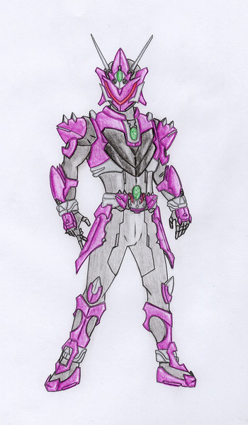 オリジナル／紫の敵戦士