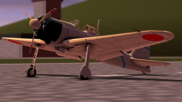 Mmd 零式艦上戦闘機21型 配布 浅村anri アサシンp さんのイラスト ニコニコ静画 イラスト