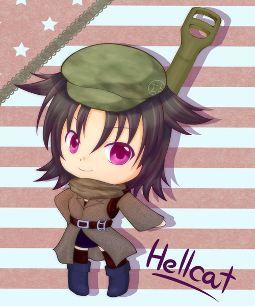 Wot戦車イメージ娘 Hellcat いかにゃん さんのイラスト ニコニコ静画 イラスト