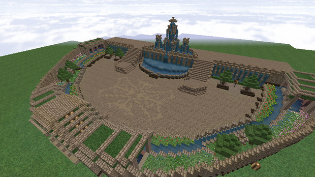 Minecraft 噴水広場 おき さんのイラスト ニコニコ静画 イラスト