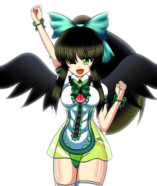 夢の東方タッグ編リングコスチュームお空 輝山 はじめ さんのイラスト ニコニコ静画 イラスト