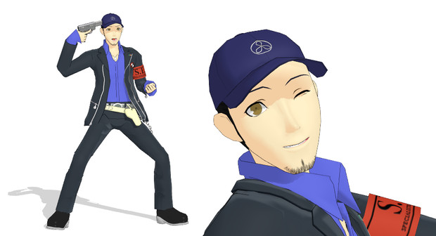 Mmdペルソナ 伊織順平モデル シメハム さんのイラスト ニコニコ静画 イラスト