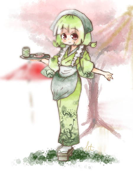 擬人化注意 色フシギダネ 日和 さんのイラスト ニコニコ静画 イラスト
