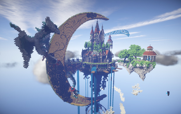 【Minecraft】『Crescent Fortress (三日月城）』