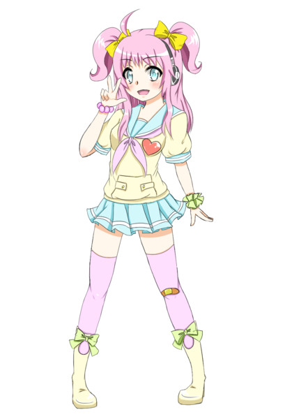 花歌アノコ Utau自作音源 キャラクターデザイン にいまめ さんのイラスト ニコニコ静画 イラスト